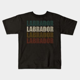 Labrador Dad - Funny Dog Lovers Gift For Papa Kids T-Shirt